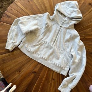 lululemon scuba oversized half-zip hoodie xs/s